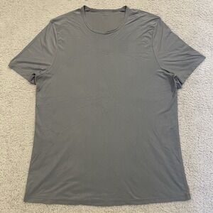 Lululemon Soft Seamless T-Shirt Mens M? (See Measurements) Gray Crewneck